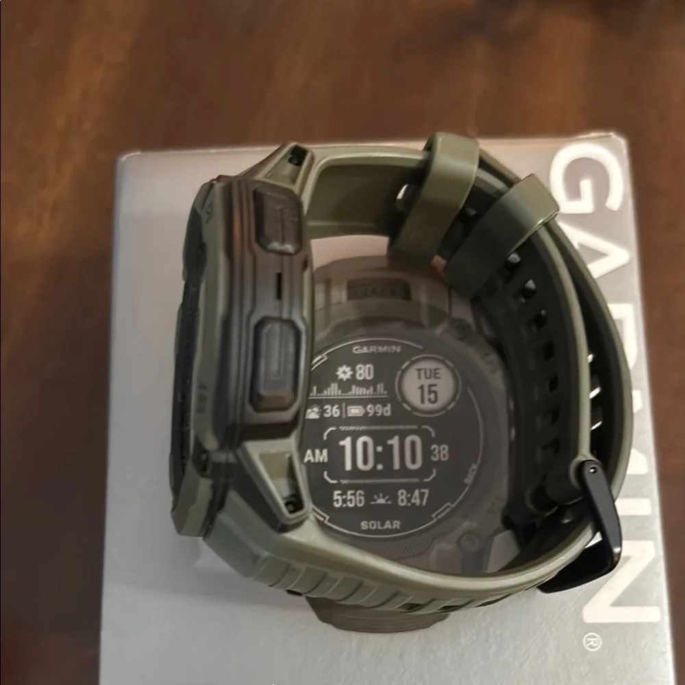 Garmin Instinct 2X Solar Smartwatch - Green - Picture 3 of 5